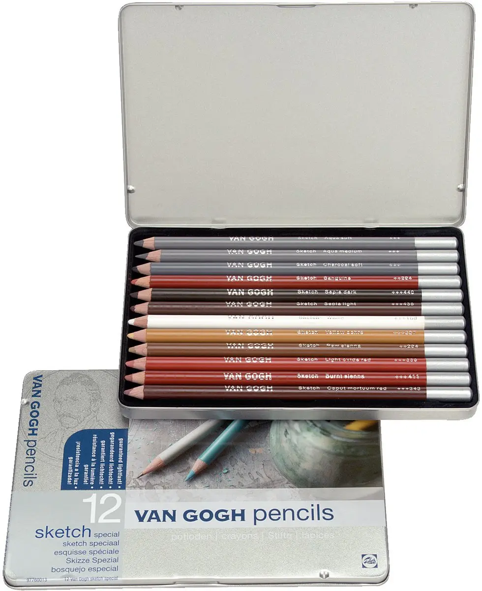 Van Gogh Sketch GSP M12G Potloden Set - 12 Grijstinten