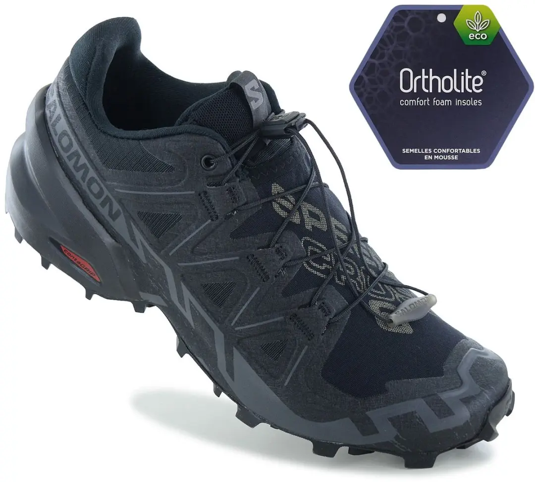 Salomon Speedcross 6 W Trail-Running Schoenen - Zwart - afbeelding 6 van 6