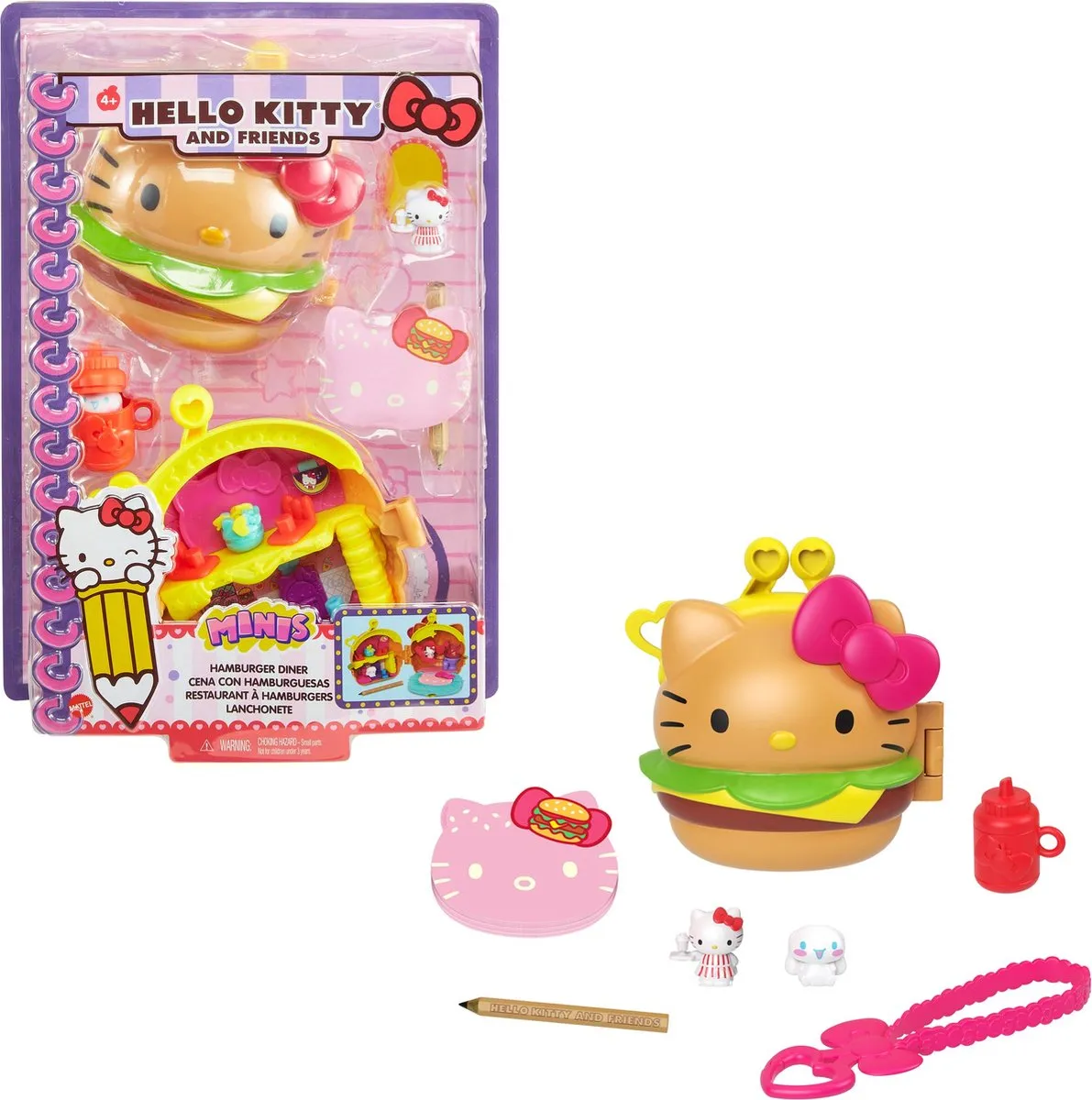 Mattel Hello Kitty GVB28 Speelgoedset - Meerkleurig