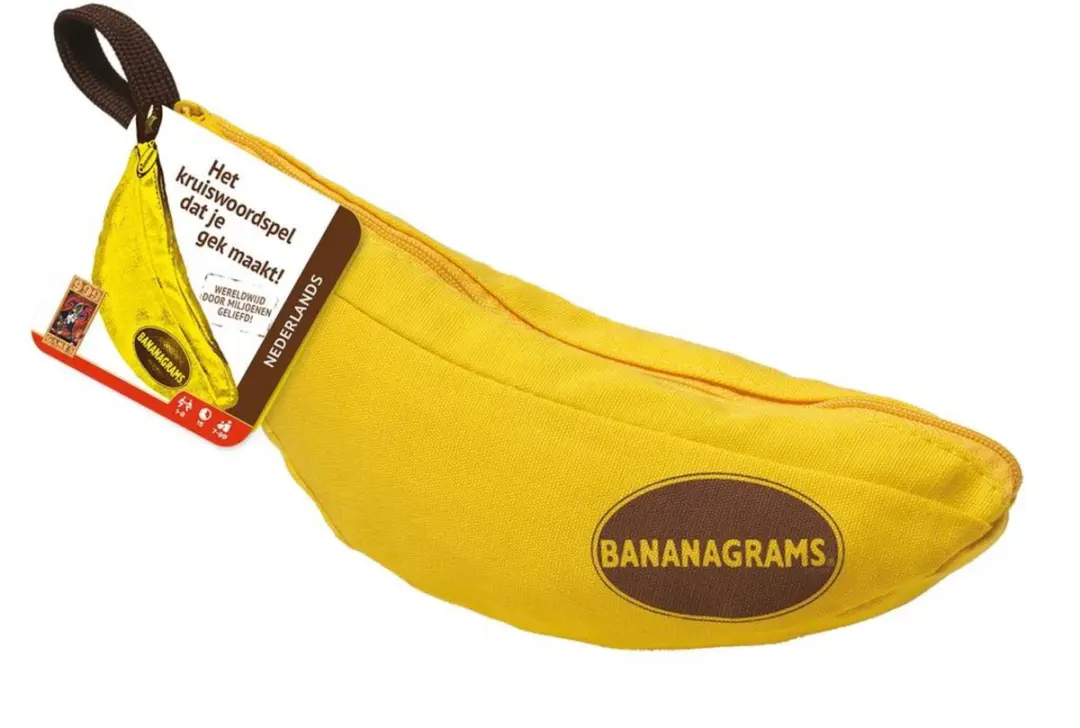 Moose Toys Bananagrams MS91725 Woordspel - 1-8 Spelers