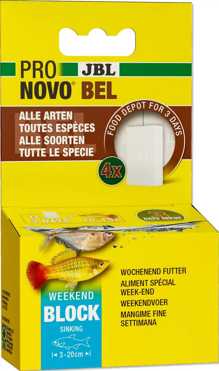 JBL ProNovo Bel Weekend Voederblokken