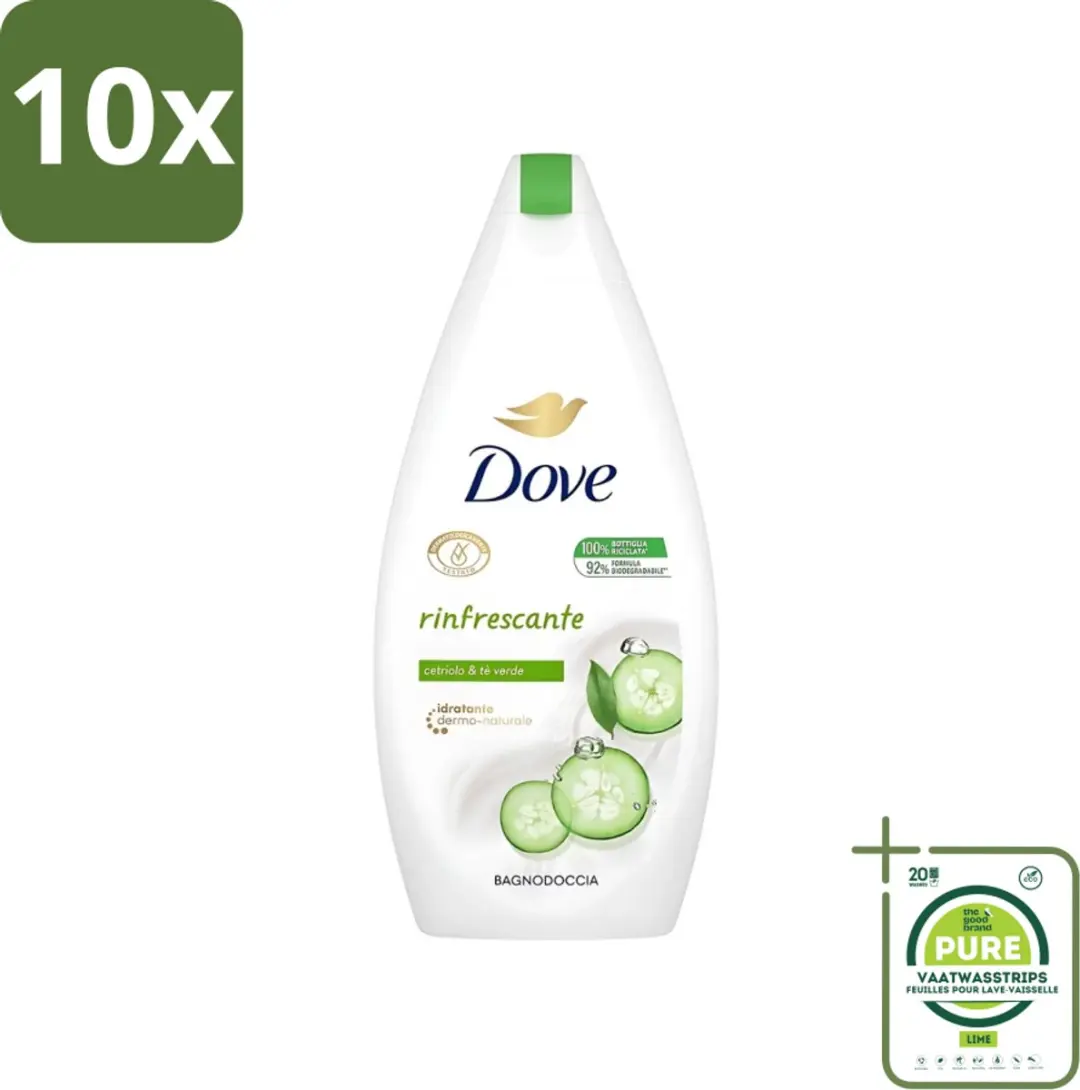 Dove Refreshing Douchegel Komkommer & Groene Thee