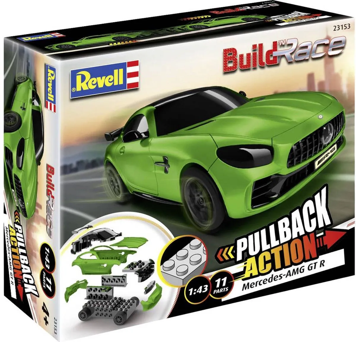 Revell 23153 Modelbouwpakket Mercedes-AMG GT R - Groen 1:43
