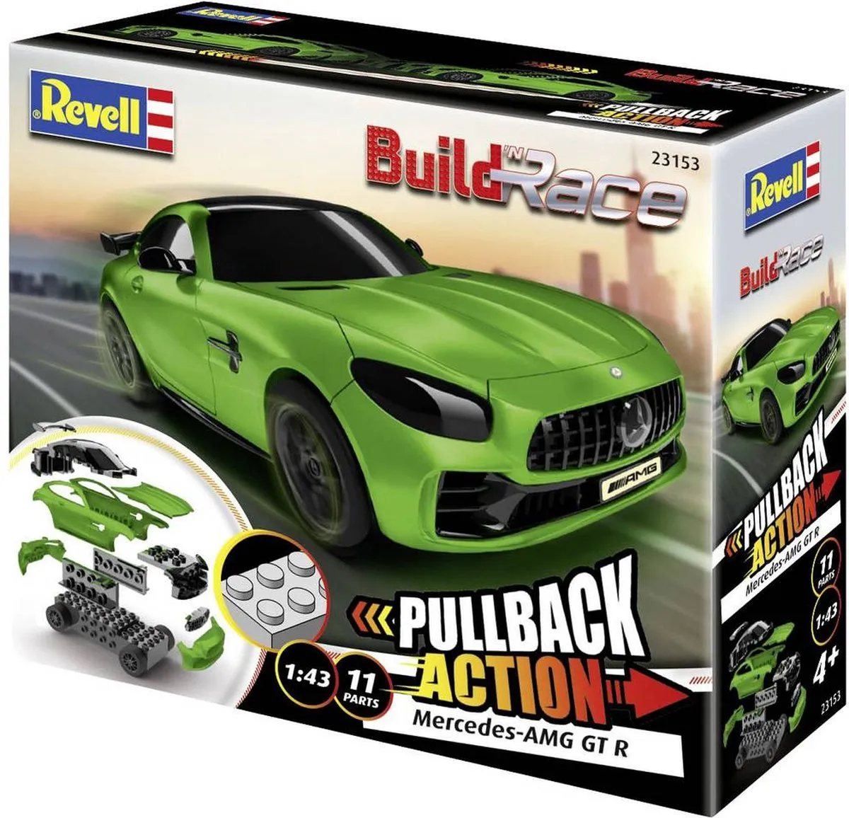 Revell 23153 Modelbouwpakket Mercedes-AMG GT R - Groen 1:43