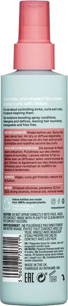 Imbue Curl Inspiring Conditioning Leave-In Spray 200ml