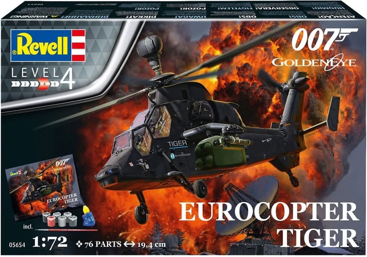 Revell 05654 Eurocopter Tiger Modelbouwpakket 1:72 - Militaire voertuigen