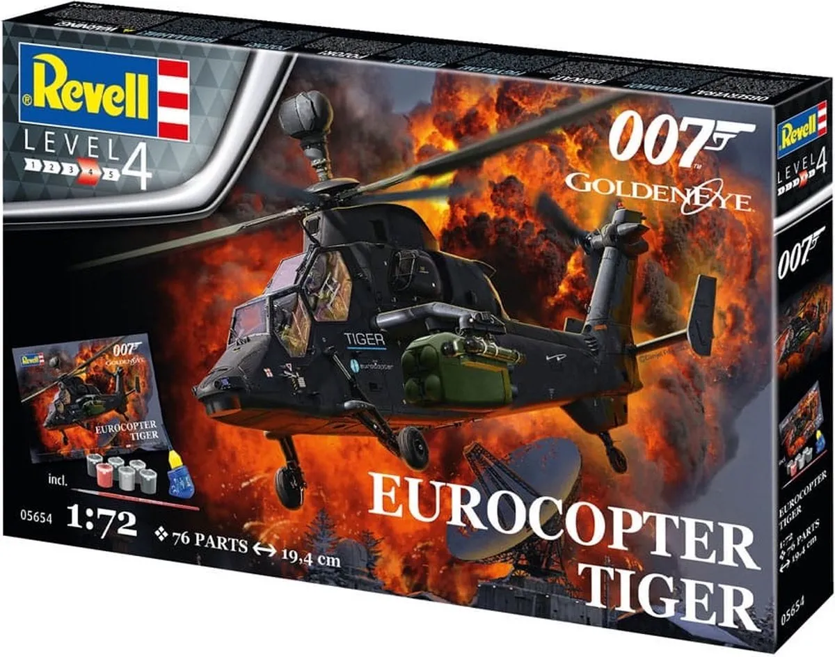 Revell 05654 Eurocopter Tiger Modelbouwpakket 1:72 - Militaire voertuigen