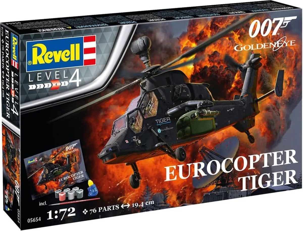 Revell 05654 Eurocopter Tiger Modelbouwpakket 1:72 - Militaire voertuigen