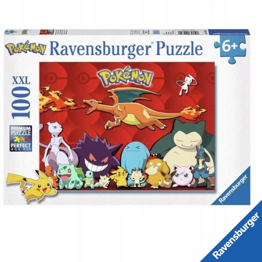 Ravensburger Puzzel 100 Pokémon XXL