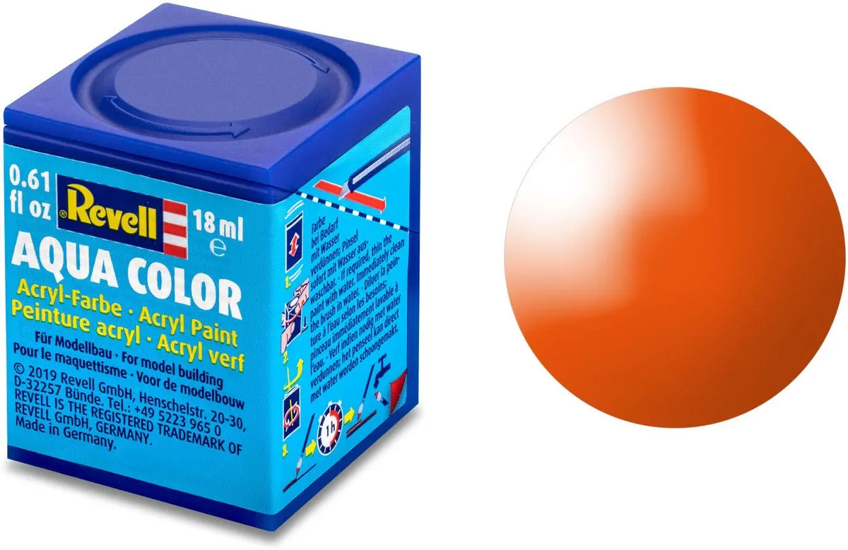 Revell Hobbyverf Acryl Oranje Gloss 18ml