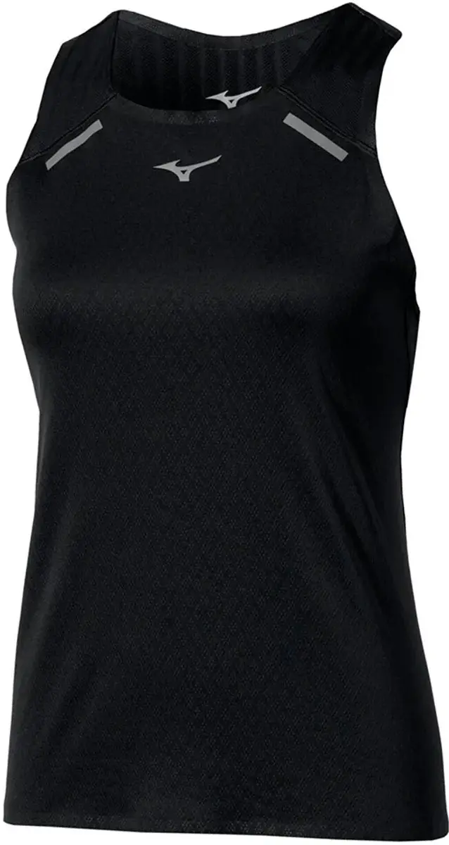 Mizuno Tech Light Mouwloos T-shirt M - Zwart