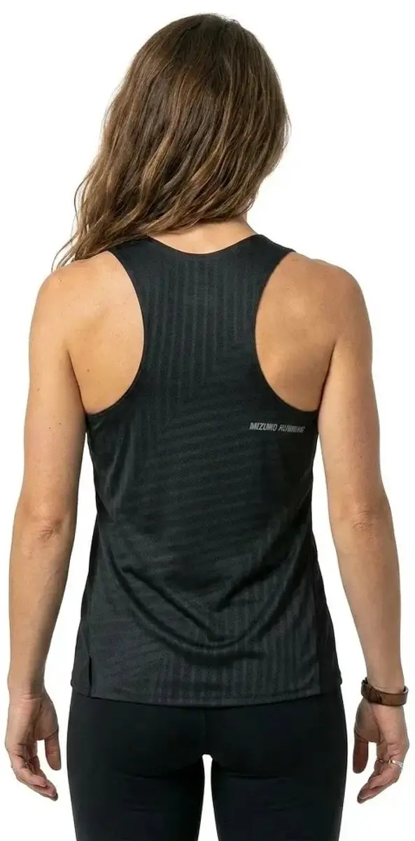 Mizuno Tech Light Mouwloos T-shirt M - Zwart