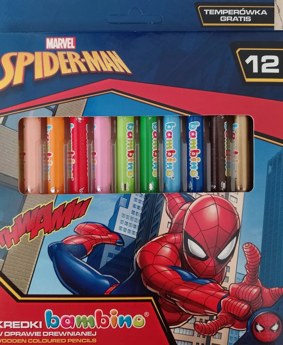 Bambino Dikke Kleurpotloden Spiderman