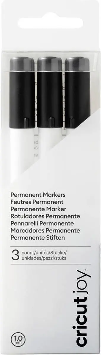 Cricut Joy Permanent Marker 3-Pack 1.0 Stiftset Zwart