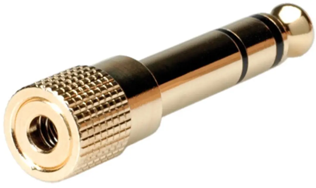 Roline 6,35mm naar 3,5mm Jack Audio Adapter