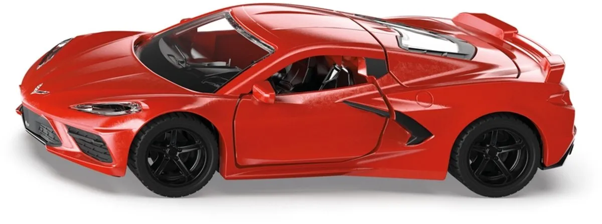 SIKU 2359 Chevrolet Corvette Stingray Speelgoedauto 1:50 - Rood - afbeelding 6 van 6