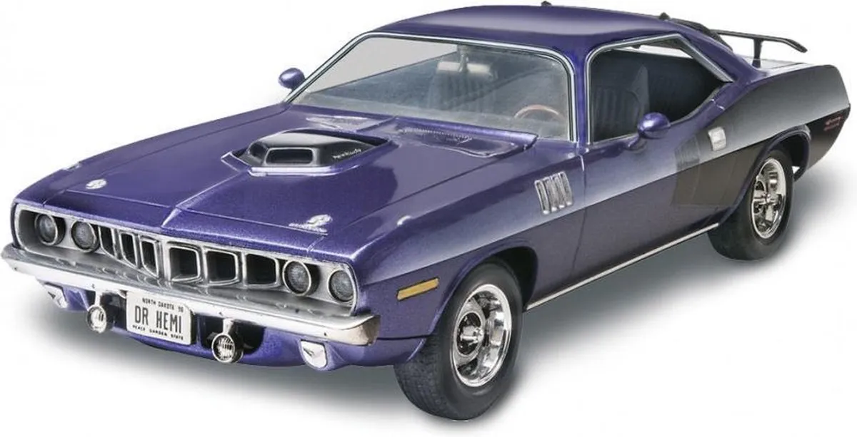 Revell 12943 1971 Plymouth Hemi Cuda Modelbouwpakket - 1:24 - Multi