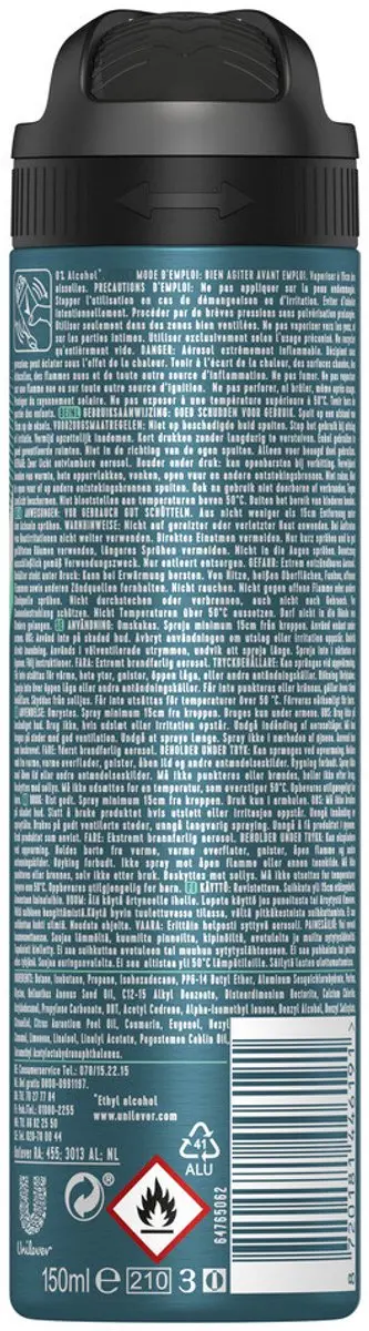 Rexona Men Deodorant Spray Sensitive 300ml - 2 Stuks