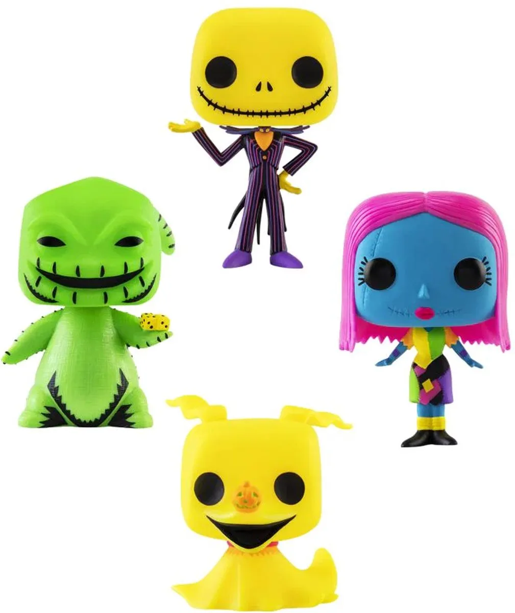 Funko Pop The Nightmare Before Christmas 4-Pack - 9,5 cm