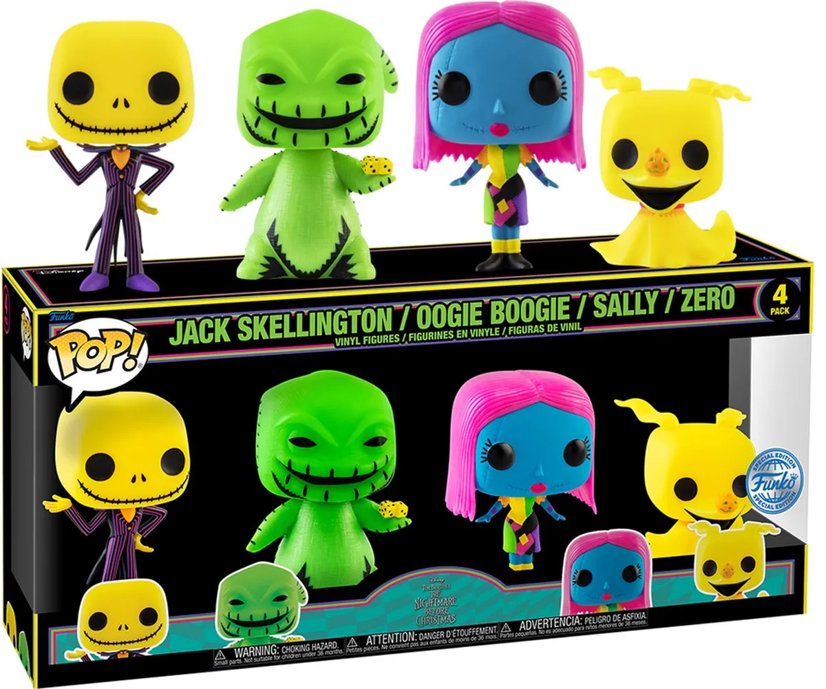 Funko Pop The Nightmare Before Christmas 4-Pack