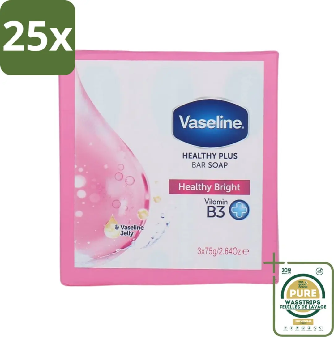 Vaseline Healthy Bright Zeep Zeetabletten 25x75ml - afbeelding 3 van 4
