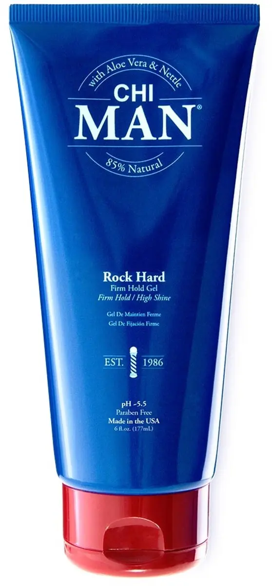 Chi Natural Life Man Rock Hard Firm Hold Gel 177ml