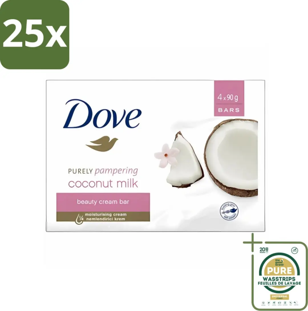 Dove Purely Pampering Zeep Kokos 25 Stuks