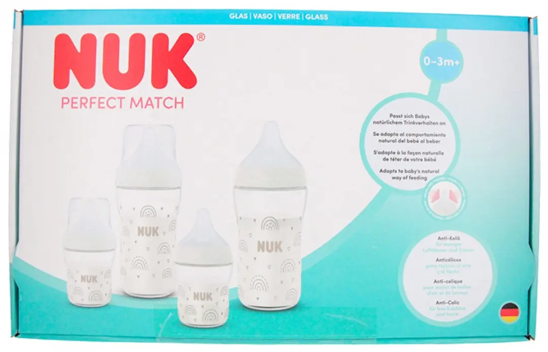 NUK Anti-Koliek Babyfles Set 0-3M+
