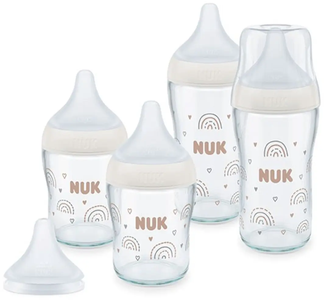 NUK Anti-Koliek Babyfles Set 0-3M+ - Meerkleurig