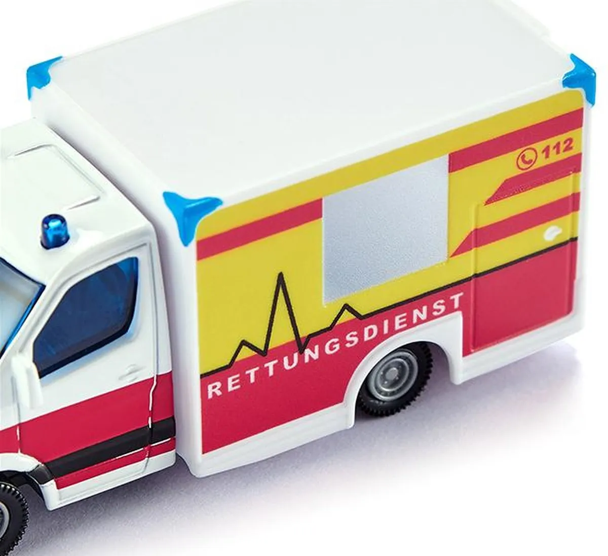 SIKU Mercedes Benz Rettungsdienst 1536 - 12,7 cm - Wit/Rood
