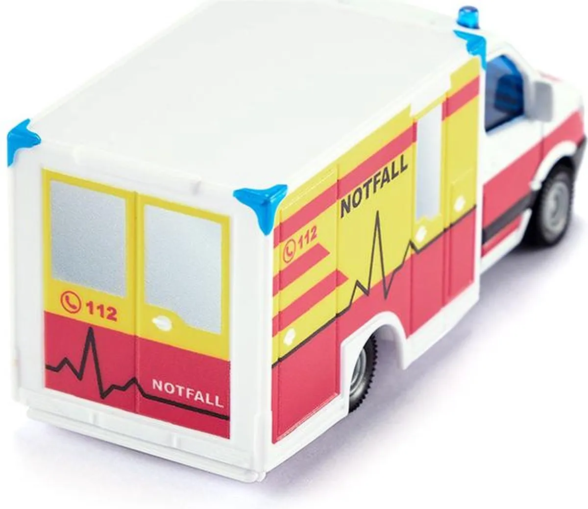 SIKU Mercedes Benz Rettungsdienst 1536 - 12,7 cm - Wit/Rood