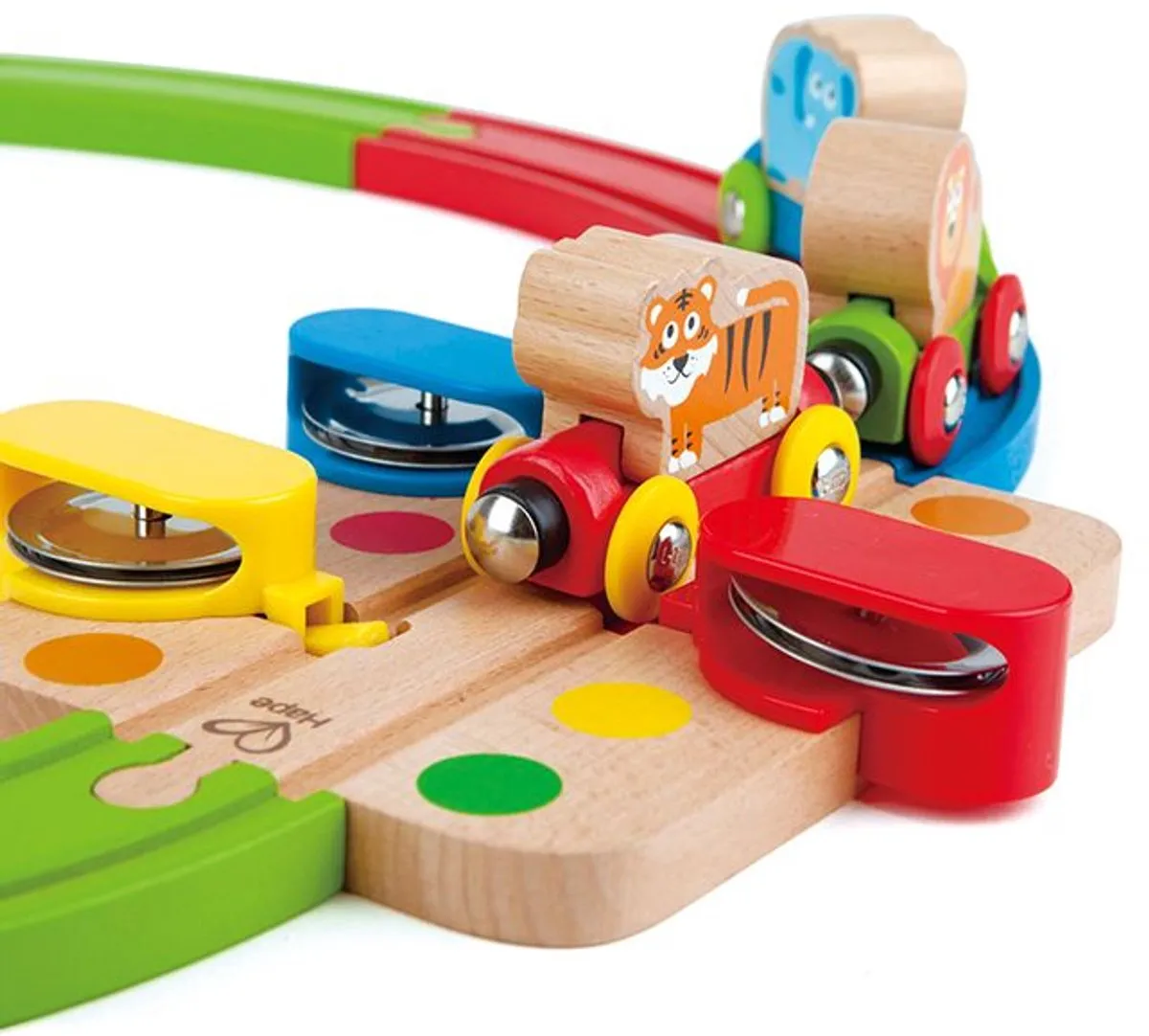 Hape Regenboog Puzzel Spoorweg E3826 - Veelkleurig