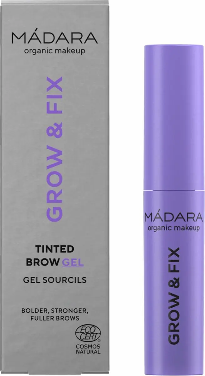MÁDARA Grow & Fix Tinted Brow Gel Frosty Taupe 4ml