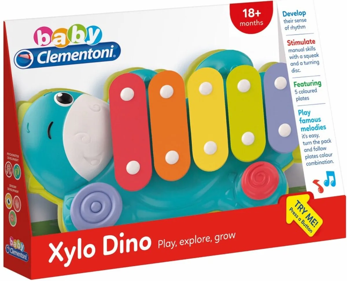 Clementoni Xylo Dino Speelgoedinstrument - Multicolor