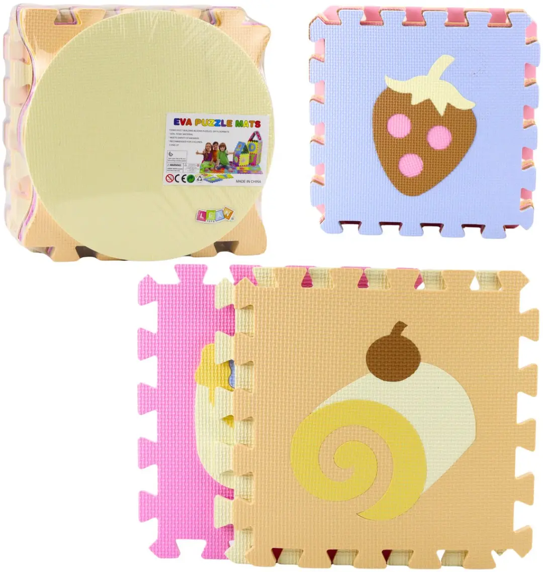 Lean Toys Eva Foam Fruit Snoep Puzzelmat