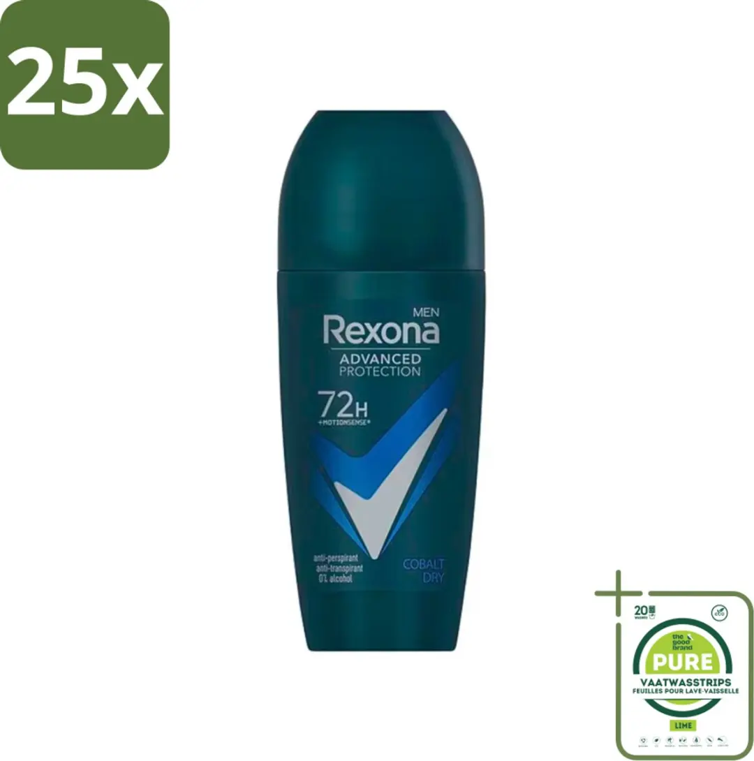 Rexona Men Advanced Protection Dry Cobalt Deodorant Roller 25x50ml