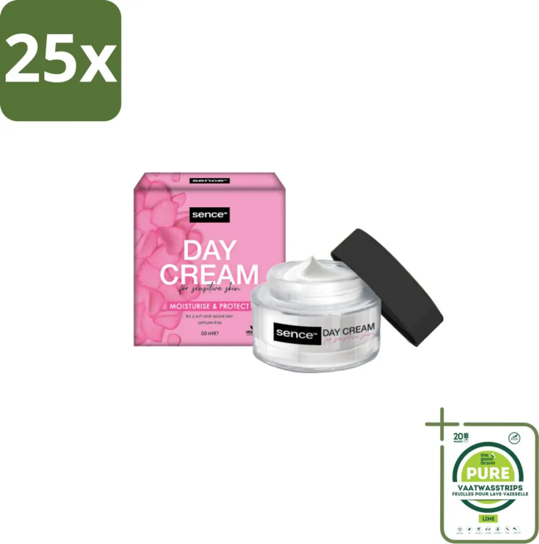 Sence Dagcrème Gevoelige Huid 50ml - 25 Stuks