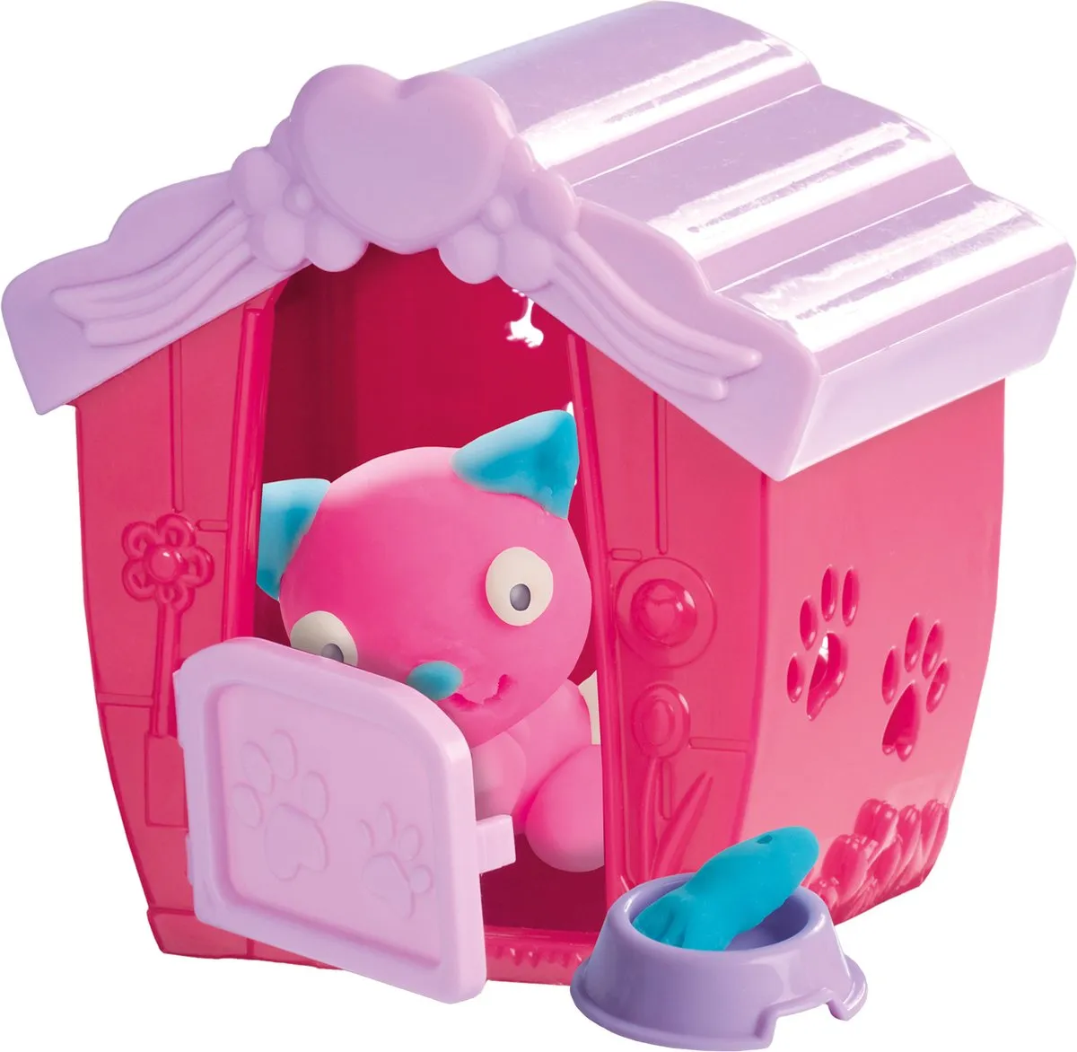 SES Creative Kittens Klei Kitten Set - 3 Stuks
