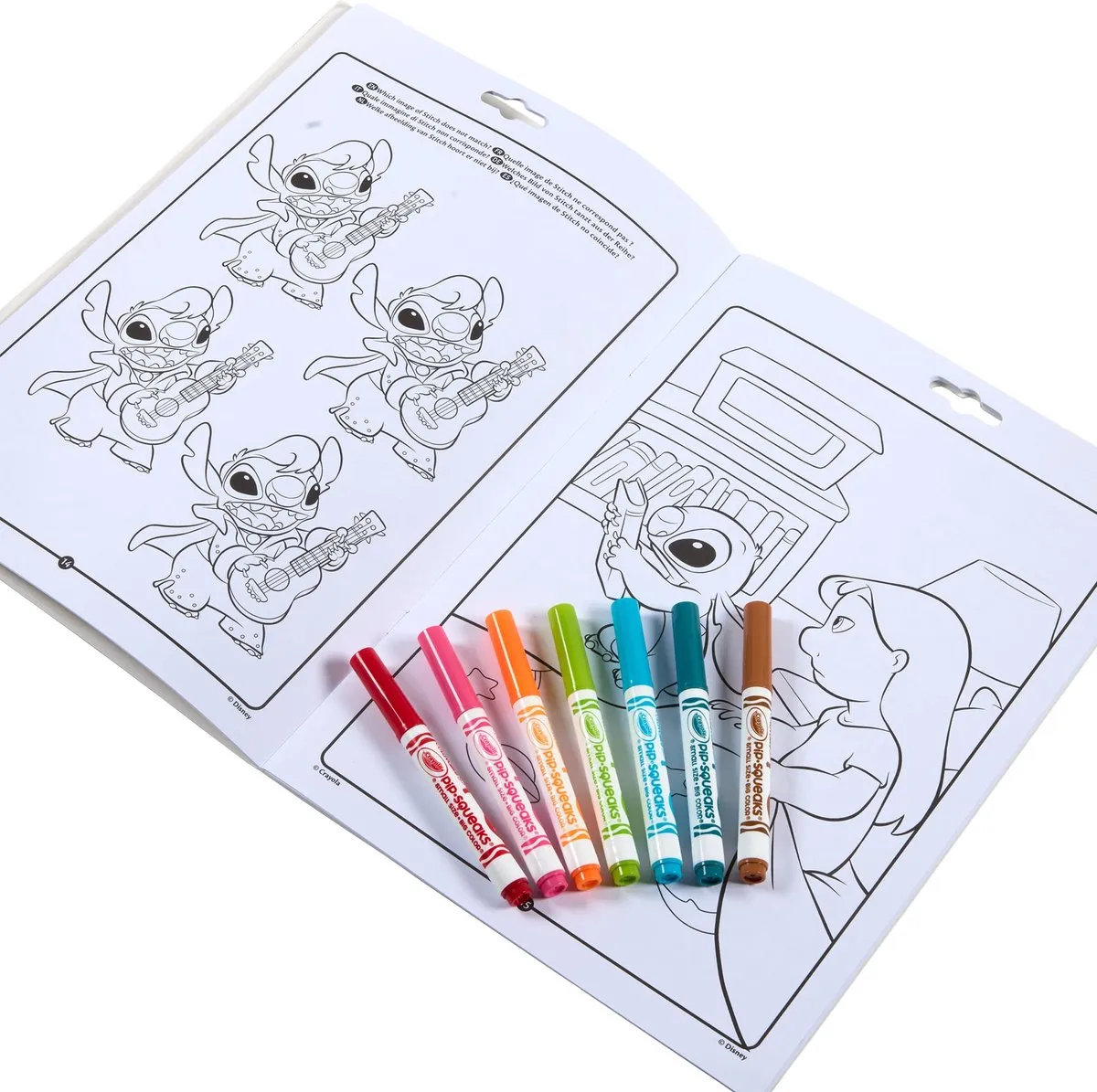 Crayola Disney Lilo en Stitch Kleurboek - 32 Pagina's 7 Stiften