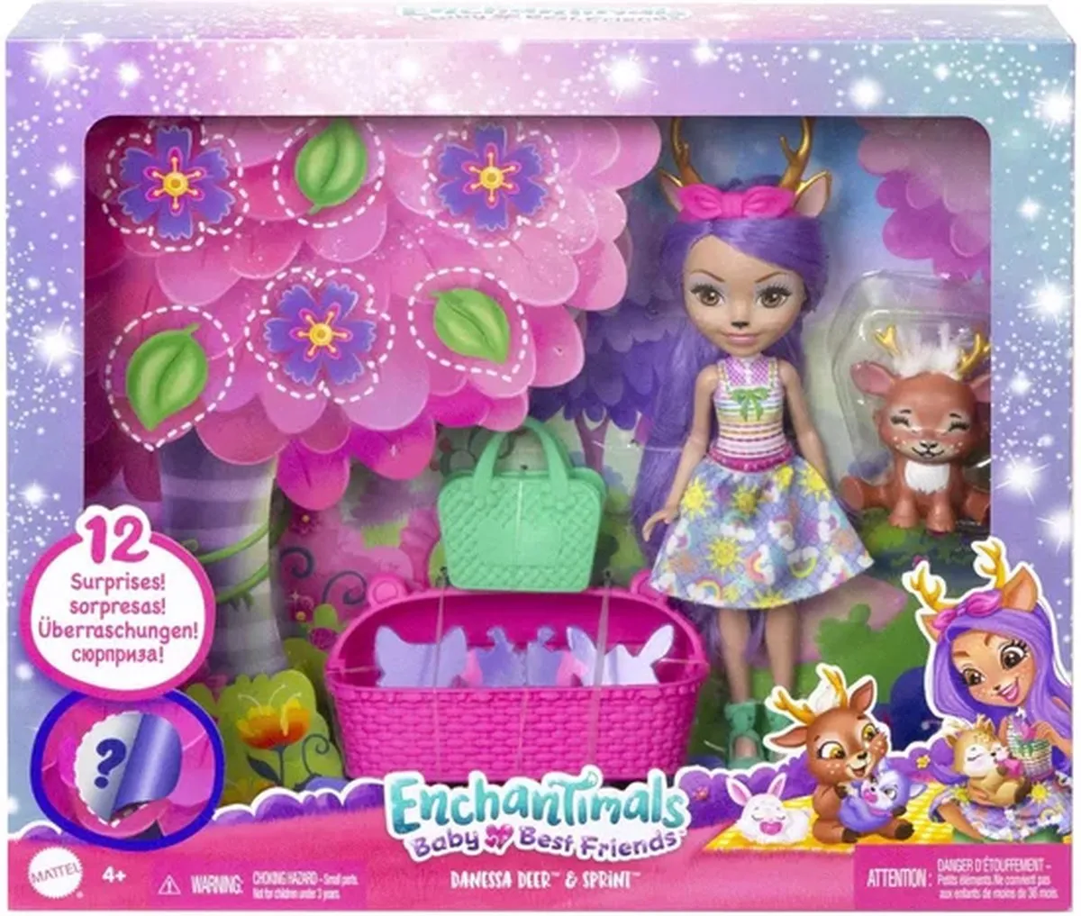 Mattel Enchantimals Danessa Hert Modepop - Multicolor