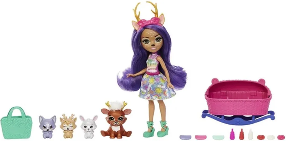 Mattel Enchantimals Danessa Hert Modepop - Multicolor