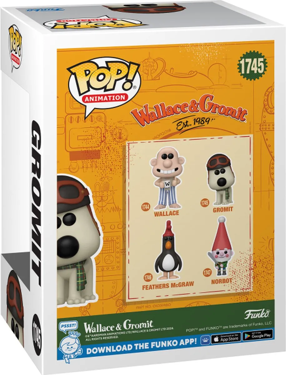 Funko Pop Animation Wallace & Gromit Gromit #1745 - Multi