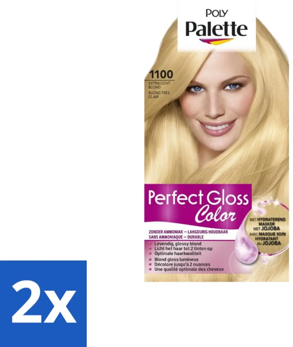 Schwarzkopf Poly Palette Haarverf 1100 Extra Licht Blond