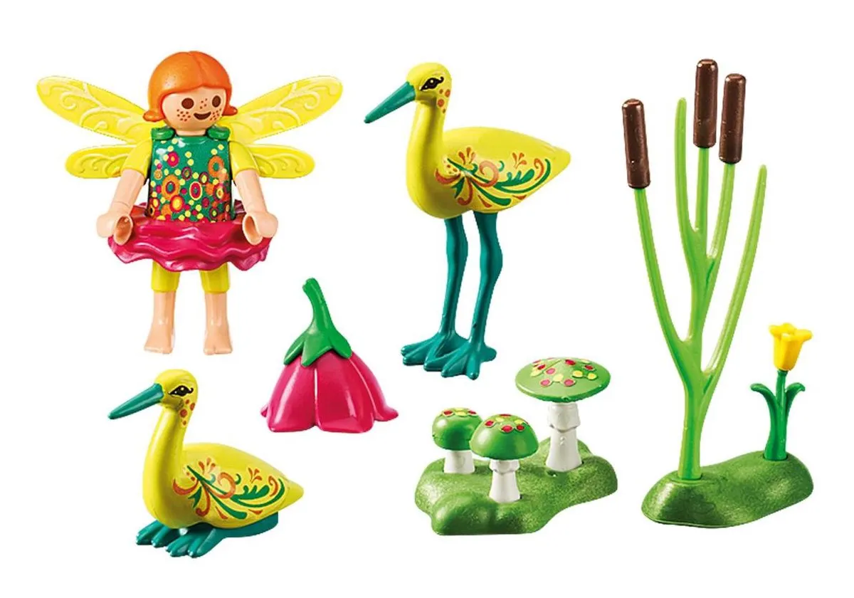 Playmobil 9138 Elfje met Ooievaars - Geel