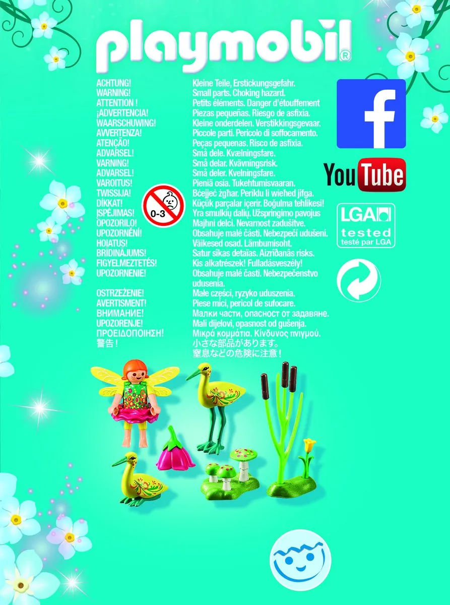 Playmobil 9138 Elfje met Ooievaars - Geel