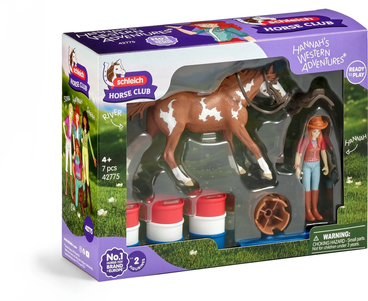 Schleich Horse Club Hannah's Westernavontuur 42775 - Multikleur