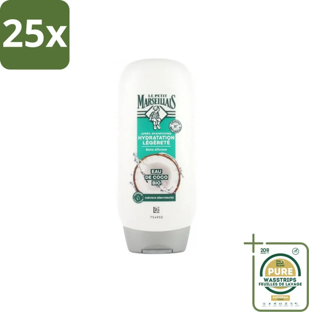 Le Petit Marseillais Conditioner Eau de Coco Bio 250ml - 25 Stuks