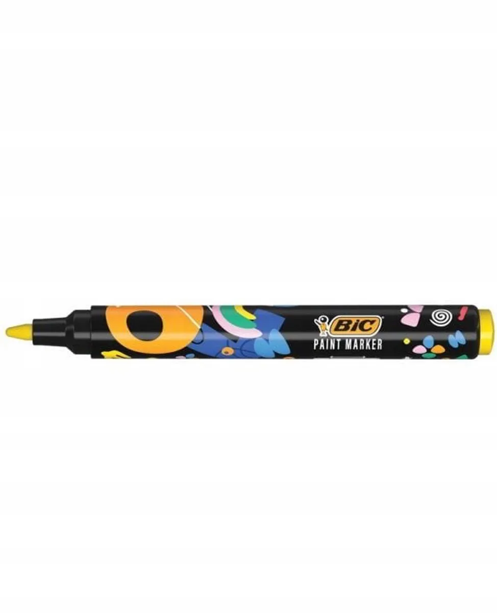 Bic Acryl Marker Geel