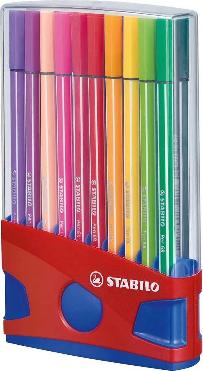 STABILO Pen 68 ColorParade Etui 20 Kleuren