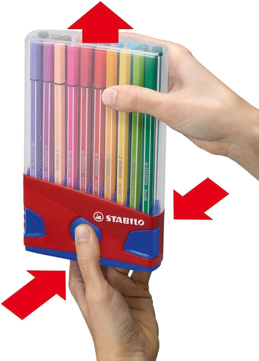 STABILO Pen 68 ColorParade Etui 20 Kleuren